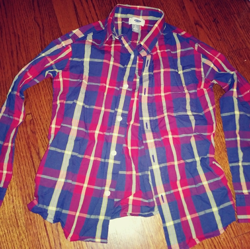 Old navy button down boys
